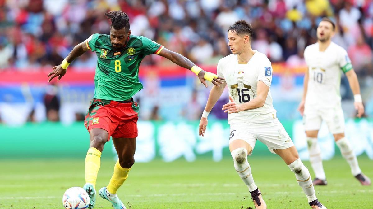 Camerún y Serbia empataron 3 a 3 en un partidazo
