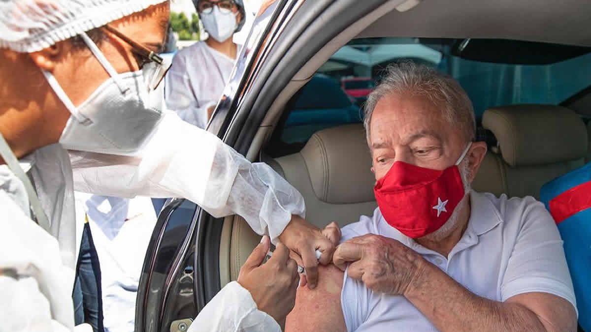 Lula da Silva recibió la vacuna contra el Covid-19