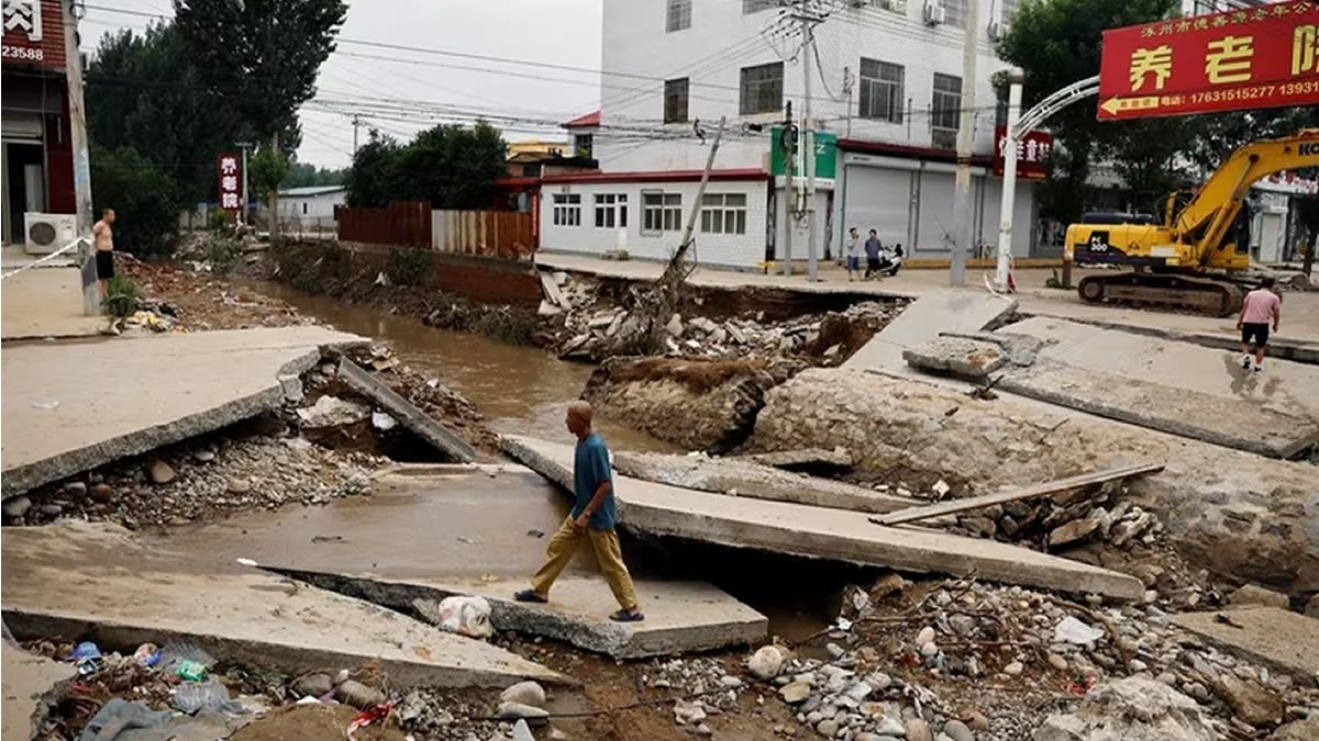 Beijing: Ya son 33 los muertos tras el tifón Doksuri