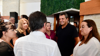 Sergio Massa encabezó un encuentro con intendentes y legisladores