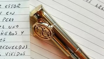 El detalle de la lapicera de Messi en la carta de despedida de la Selección