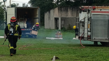 Bomberos actuaron ante una fuga química en Yerba Buena