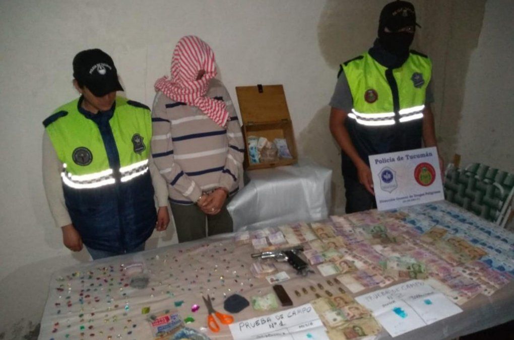 Secuestran droga y dinero en la capital de la provincia