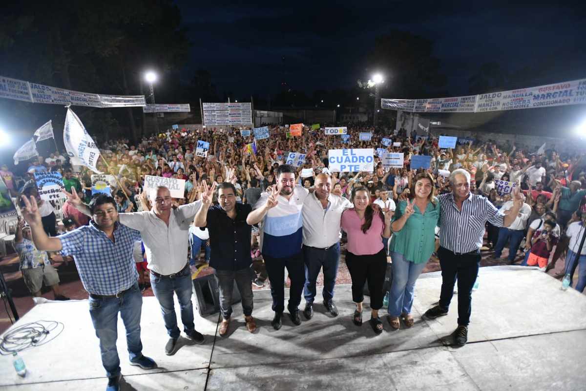 Villa Quinteros: Manzur le brindó su apoyo a Gustavo Marcial
