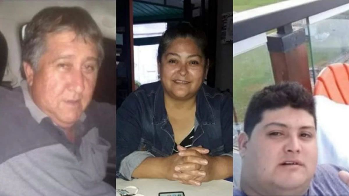 Luto en el sur por la pérdida de tres integrantes de una familia