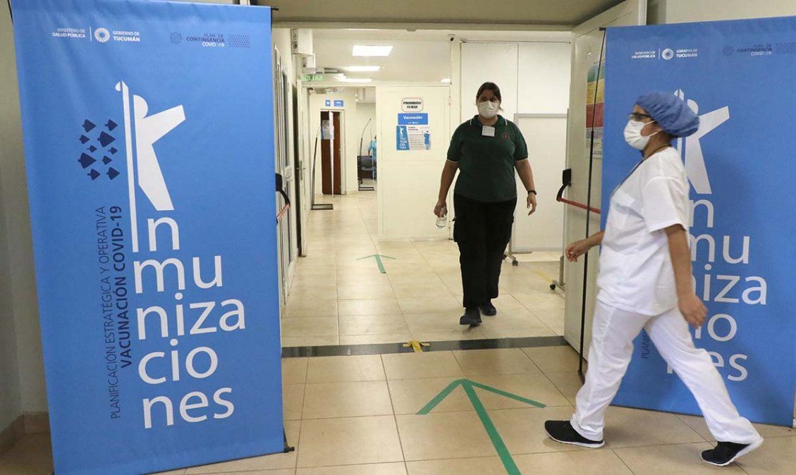 El nodo de vacunación del 107 avanza a buen ritmo con la inmunización. Foto MSPT