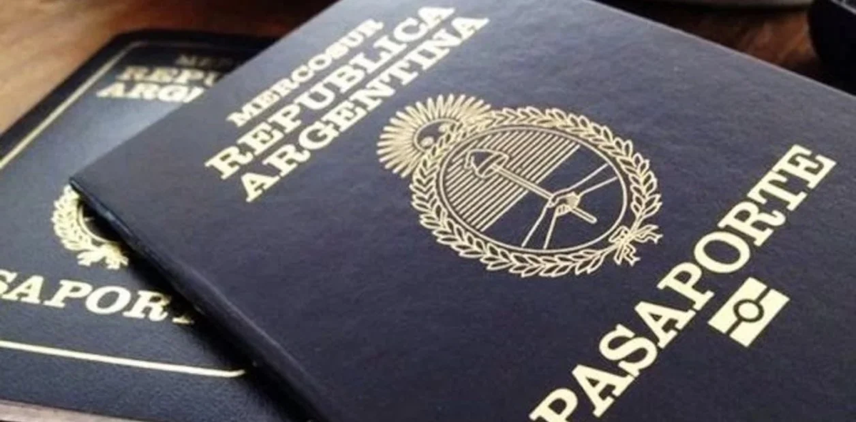 Pasaporte argentino. 
