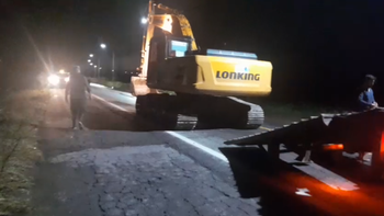 Corte total en la ruta 38, en la vieja traza, entre Alto Verde y Aguilares