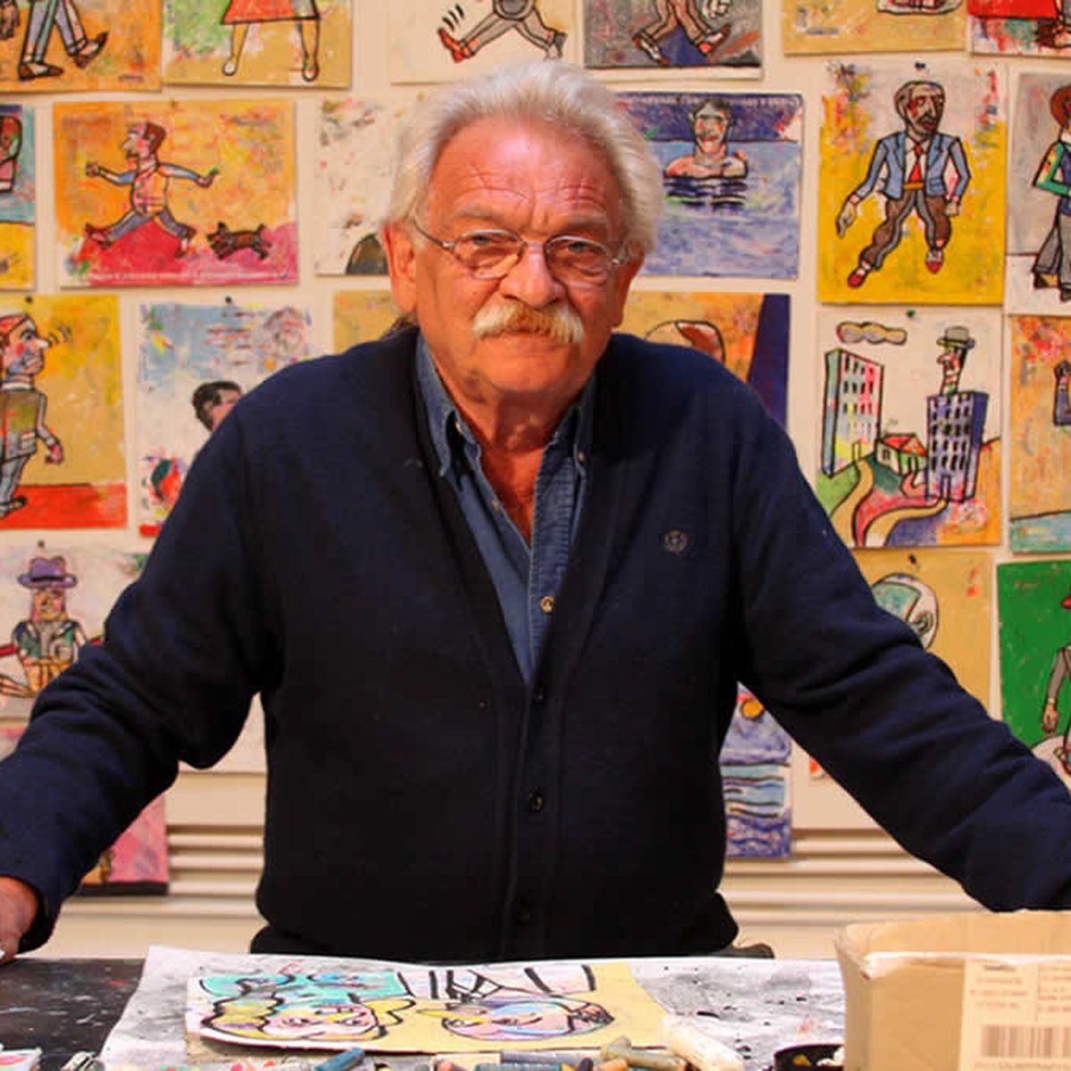 Este sábado, falleció el artista plástico Antonio Seguí