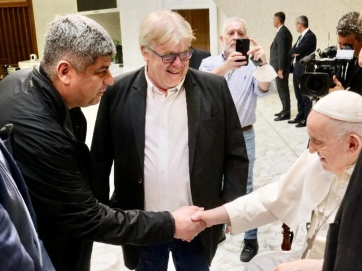 Gremialistas argentinos se reunieron con el Papa Francisco