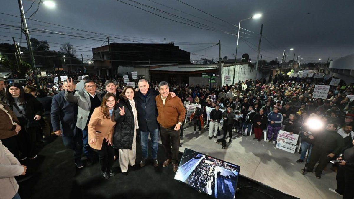Jaldo habilitó obras en el barrio 25 de Mayo en Alderetes