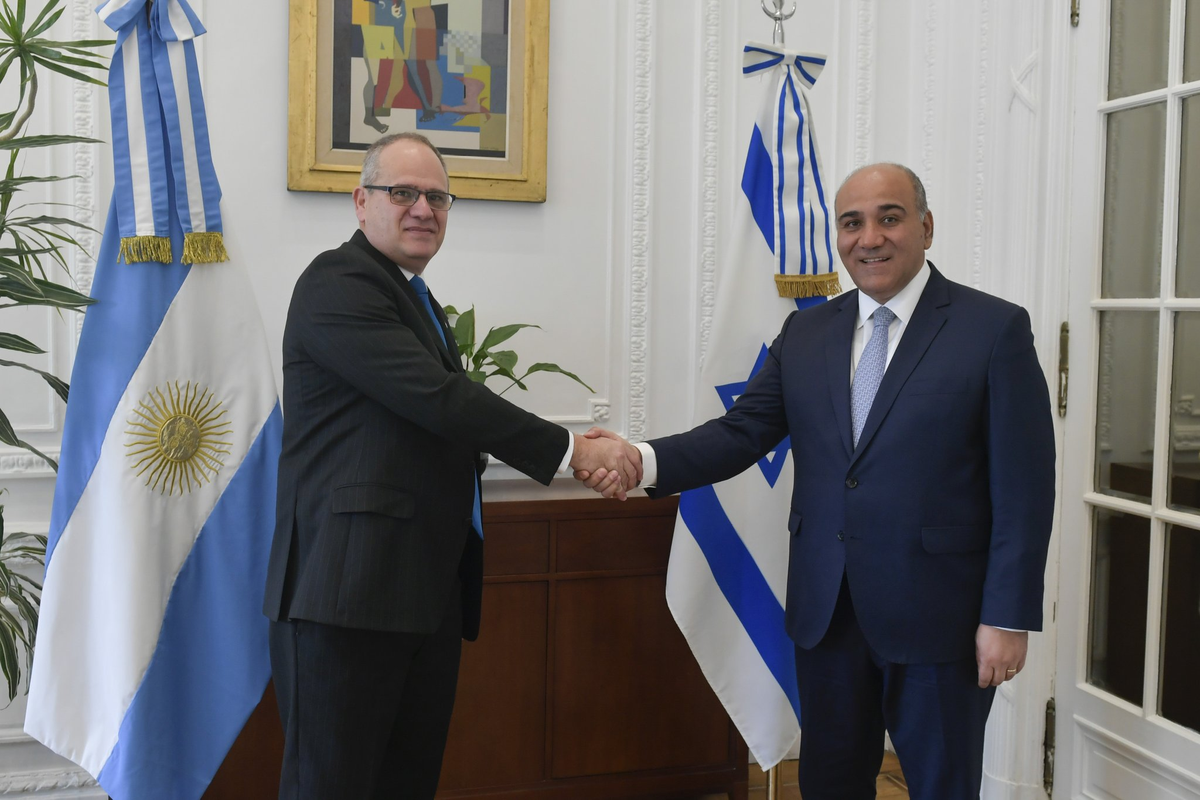 Manzur recibió al nuevo embajador de Israel en Argentina