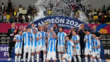 La Selección Argentina de Futsal se coronó campeona del Sudamericano