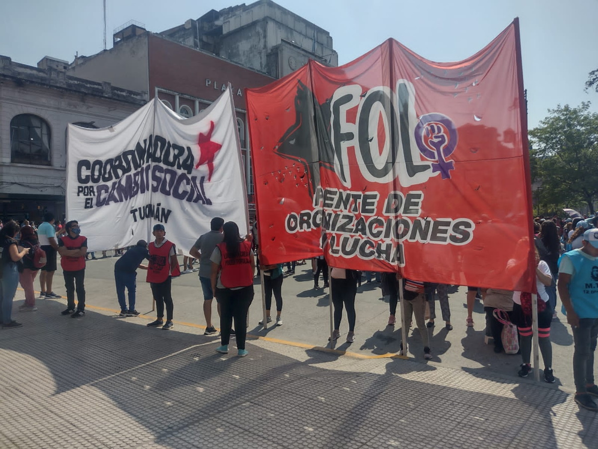 Tucumán: Piqueteros protestan hoy con cortes y movilización
