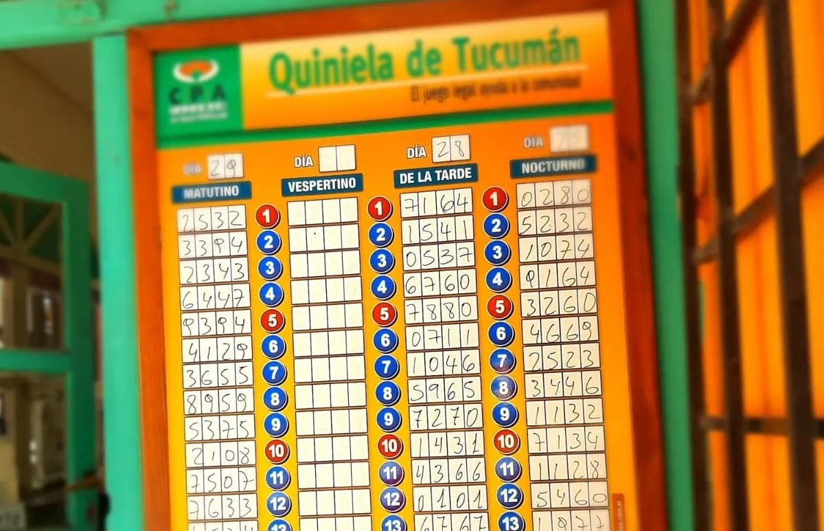 Quiniela de Tucumán: ¡Saltó la banca con el 32!