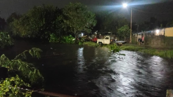 En Monteros cayeron 279 mm de agua en menos de seis horas