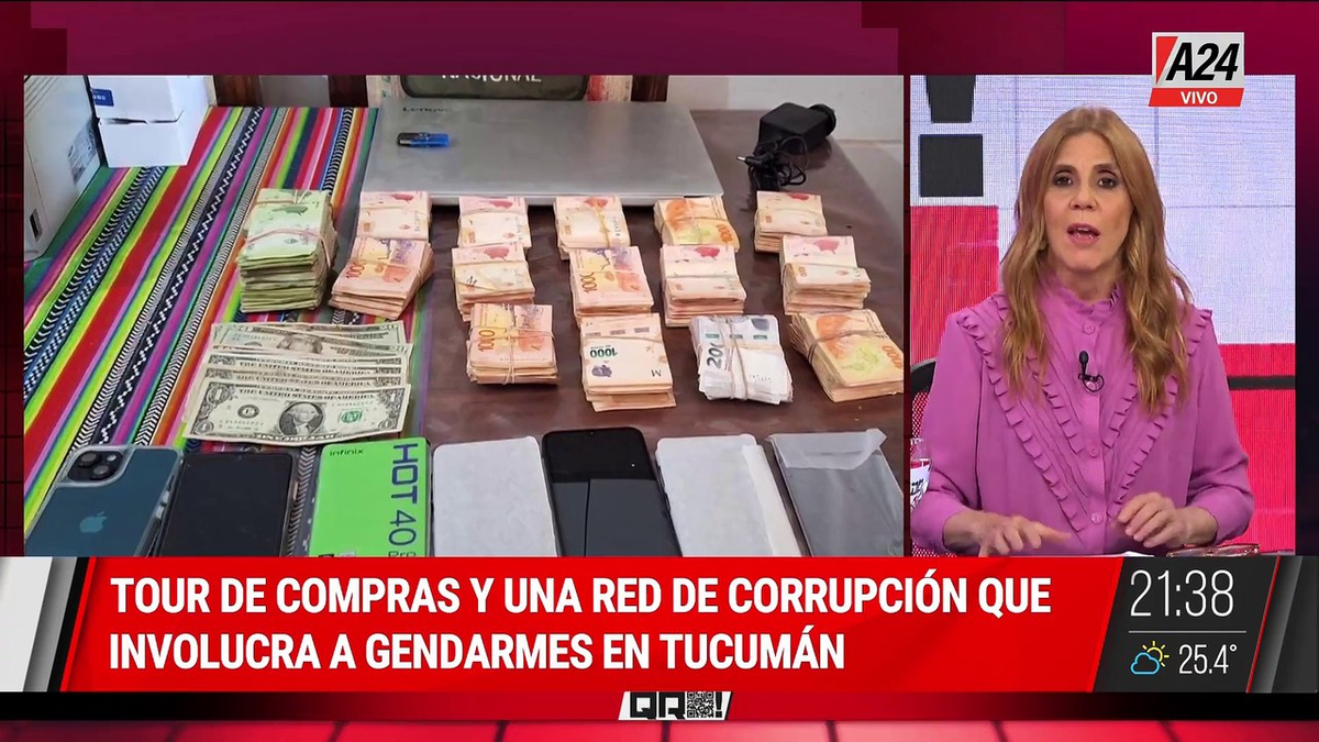 TOUR DE COMPRAS Y UNA RED DE CORRUPCIÓN QUE INVOLUCRA A GENDARMES DE TUCUMÁN. (Foto: Dailymotion)