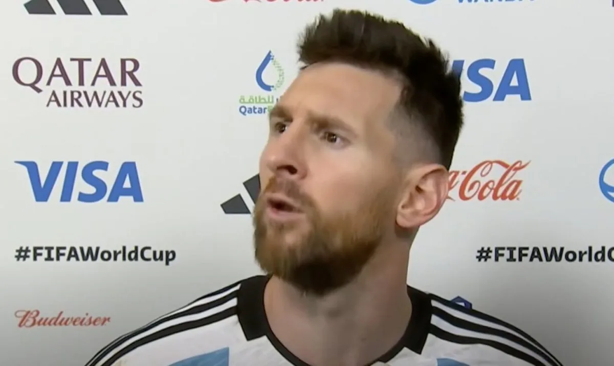 El enojo de Messi: Qué miras bobo, andá para allá