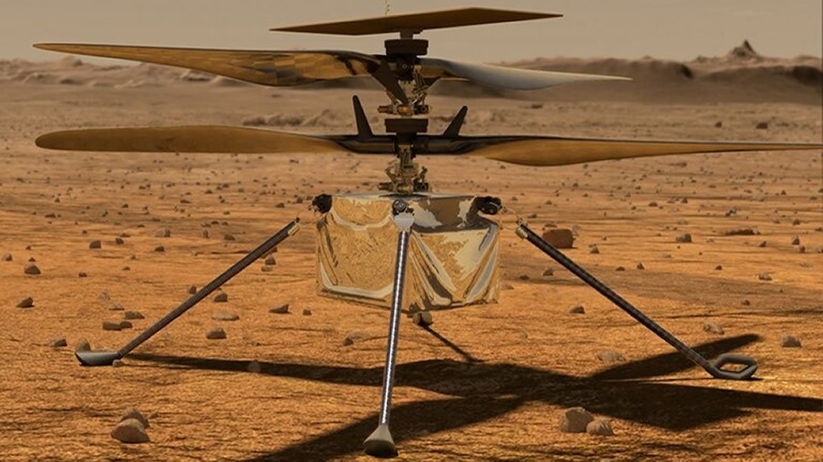 La NASA explicó cómo será el primer viaje en helicóptero sobre Marte