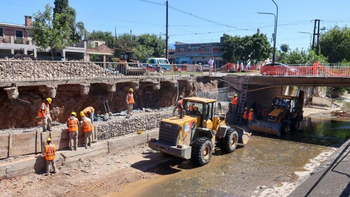 Canal Sur: avanza la construcción de nuevos muros de contención