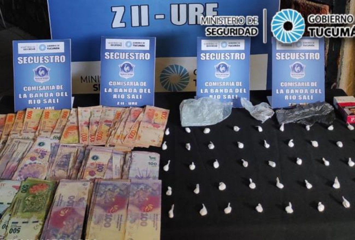 Banda del Río Salí: secuestraron droga, municiones y dinero