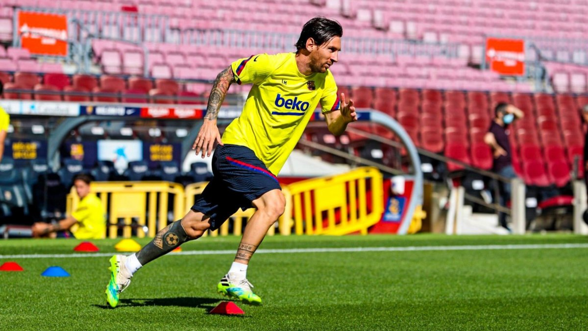 Lionel Messi no se presentó al entrenamiento del Barcelona