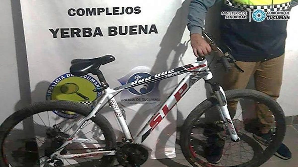 Yerba Buena: Recuperan una bicicleta que había sido robada