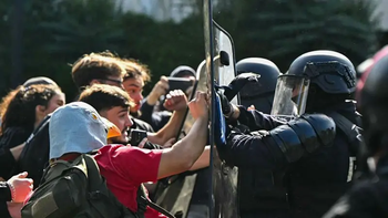 Masiva protesta estudiantil en Francia: 