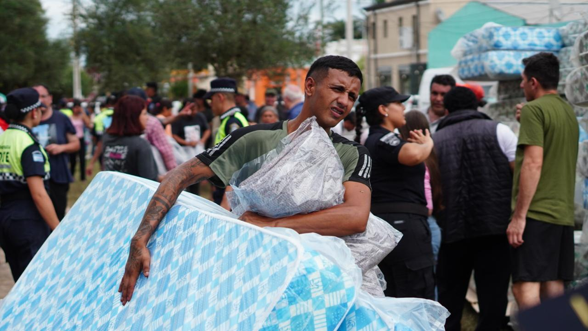 La Madrid: se registraron lluvias pero sin consecuencias para los pobladores