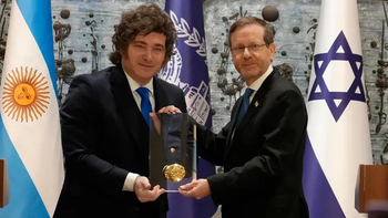 Milei recibió un honoris causa en Israel