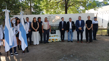 Homenaje a héroes de Malvinas: 