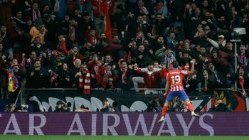 Julián Álvarez se vistió de héroe en el triunfo del Atlético Madrid