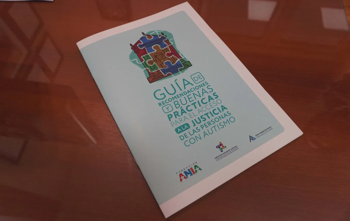 Autismo: una gu&iacute;a de buenas pr&aacute;cticas para garantizar el acceso a Justicia.
