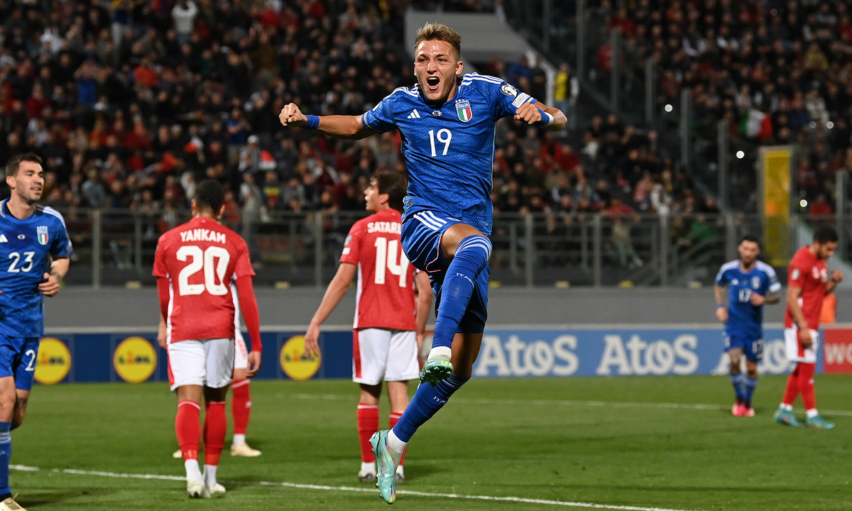 Mateo Retegui volvió a anotar un gol para Italia