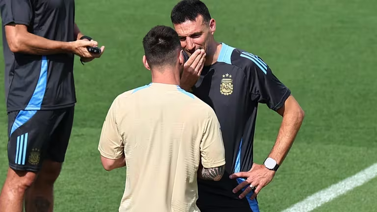 Los Lioneles, líderes de la selección argentina (REUTERS/Agustin Marcarian)