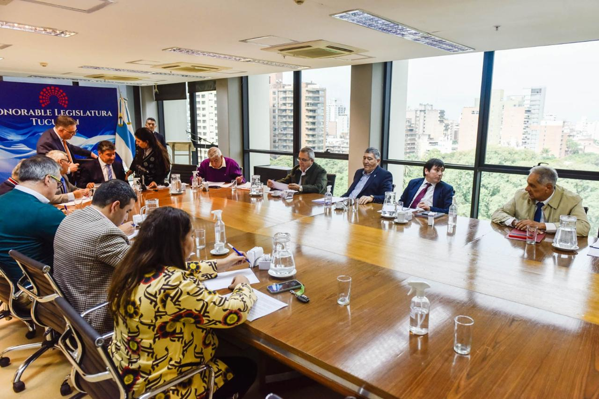 Los parlamentarios se reunieron para definir los temas a tratar en el Orden del Día de la próxima sesión. (Foto: Honorable Legislatura de Tucumán).