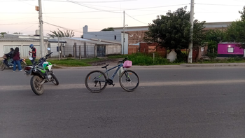 Alderetes: una ciclista fue atropellada por un automóvil