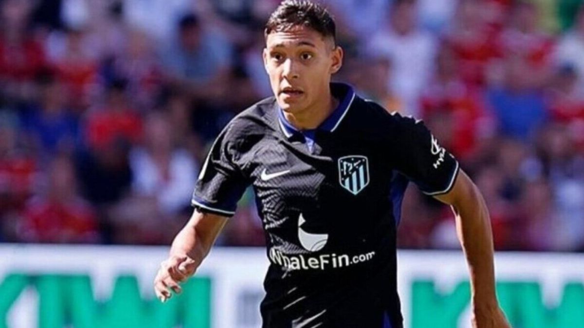 Nahuel Molina debutó en Atlético de Madrid con un triunfo