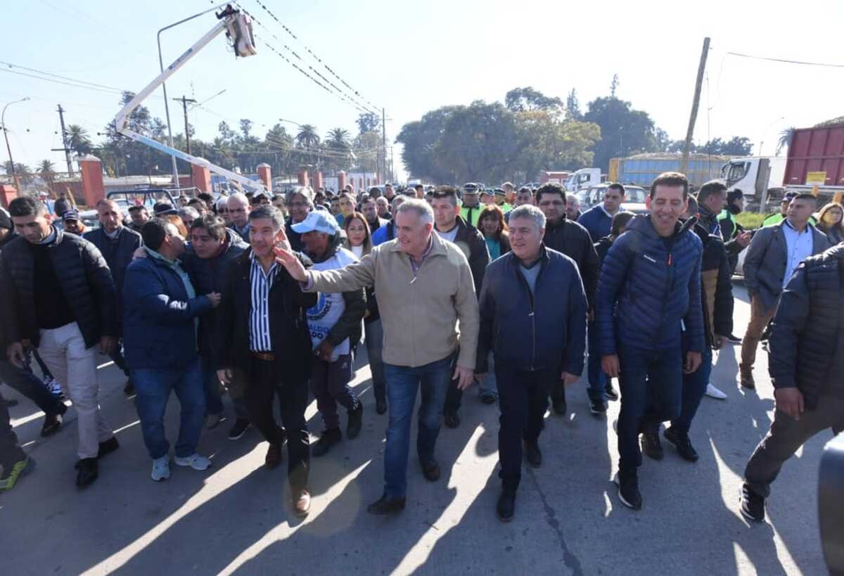 Jaldo supervisó obras de pavimentación y revalorización urbana en Colombres