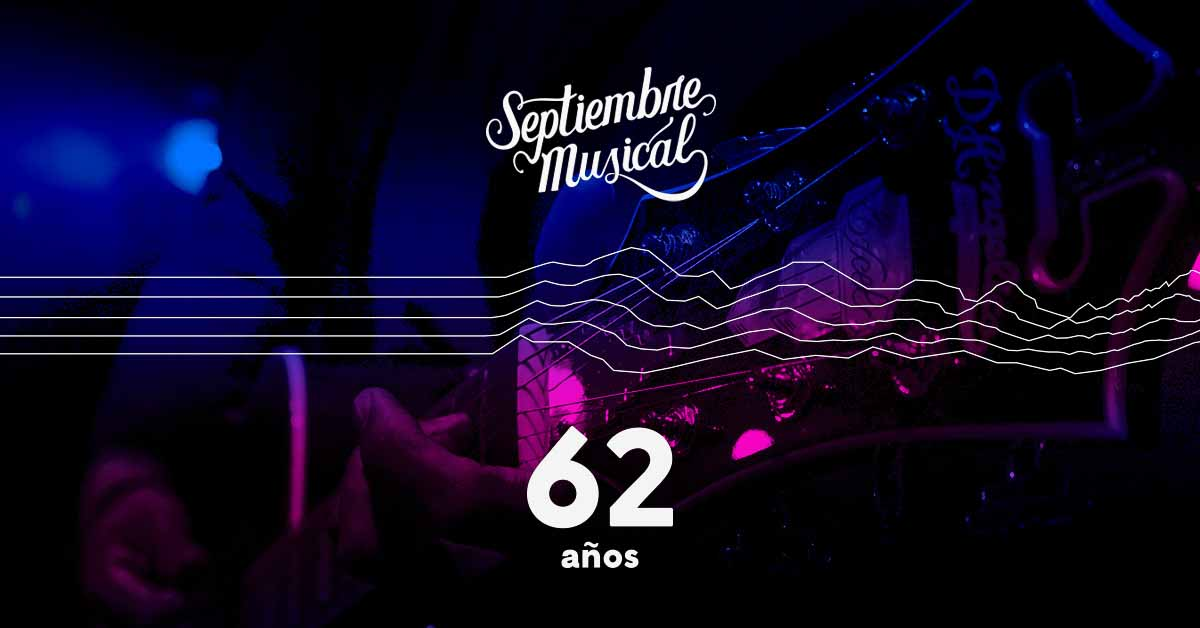 Conocé la agenda del 62º Septiembre Musical para el fin de semana.