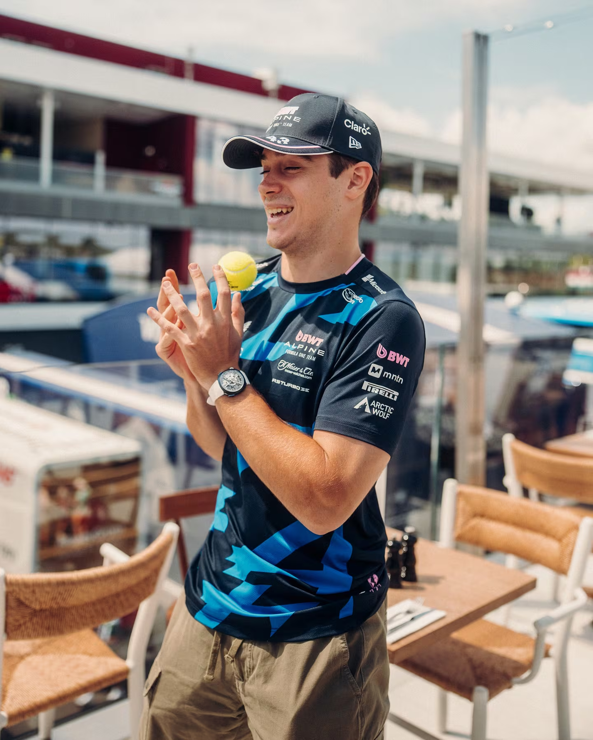 Franco Colapinto ya está en Hungaroring para el Gran Premio de Hungría de la Fórmula 1. (Foto: TN)