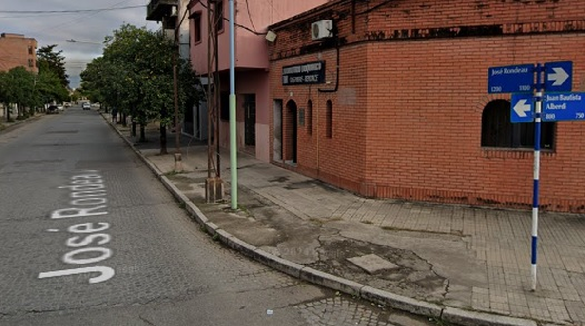 Calle Rondeau al 1.100 (esquina Alberdi)