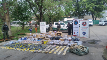 Gendarmería: quemaron 422 kilos de droga en Tucumán