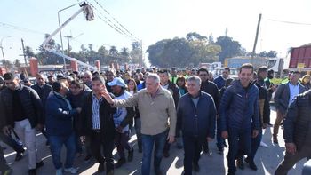 Jaldo supervisó obras de pavimentación y revalorización urbana en Colombres
