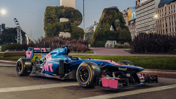 Presentaron el Fórmula 1 que conducirá Colapinto en Palermo