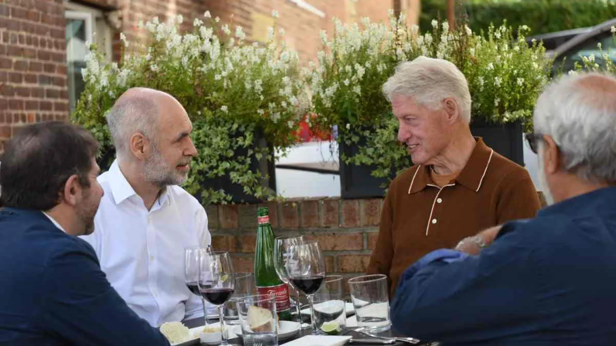 Rodríguez Larreta fue recibido por Bill Clinton