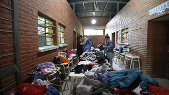Escuelas de San Andrés albergan a 30 familias afectadas por el temporal