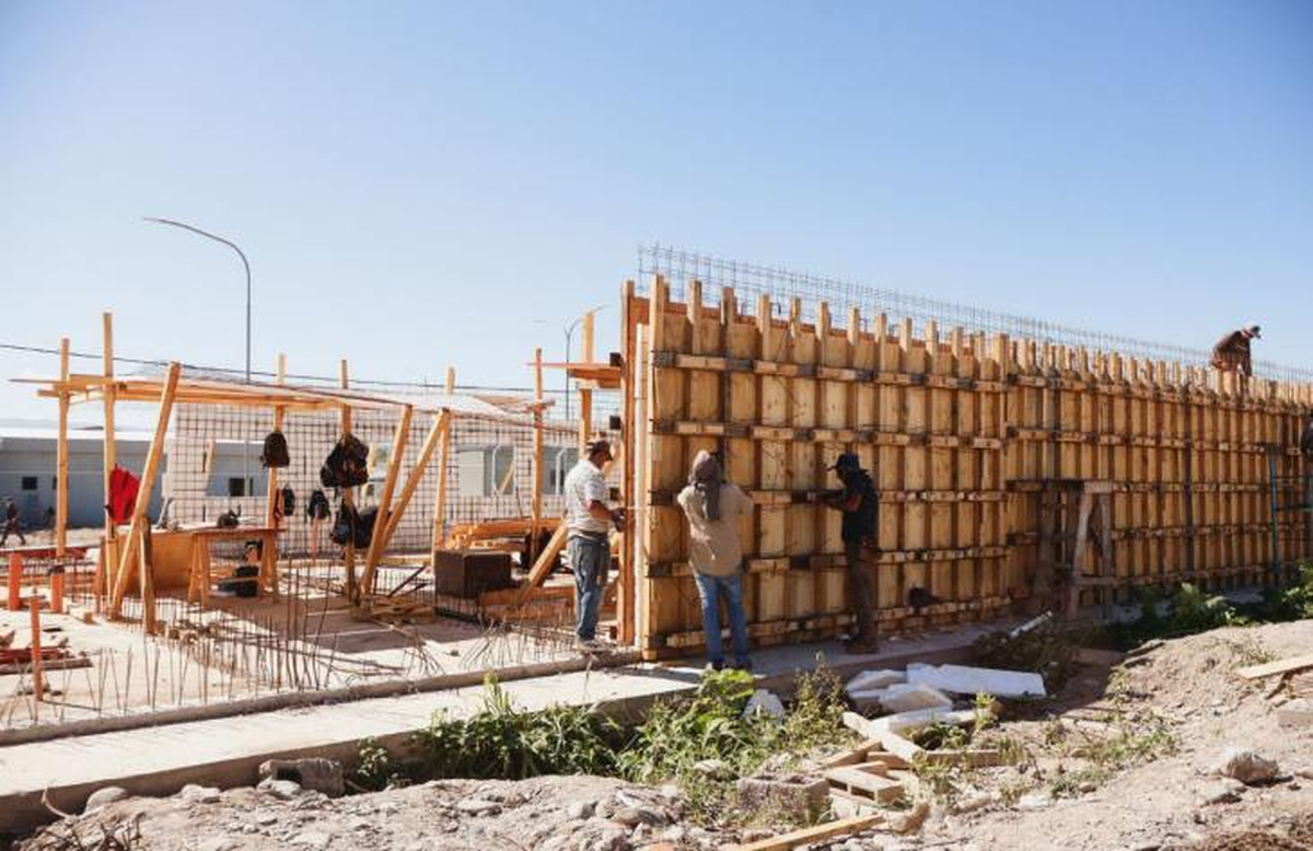 Avanza la nueva etapa de la obra en la cárcel de Benjamín Paz. 