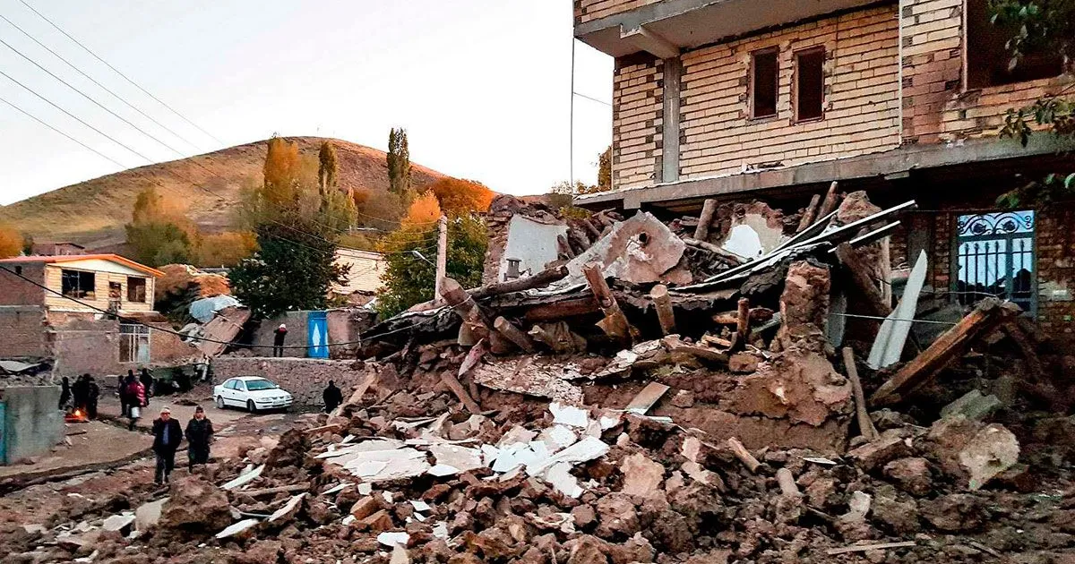 Irán: un terremoto dejó dos muertos y más de 500 heridos