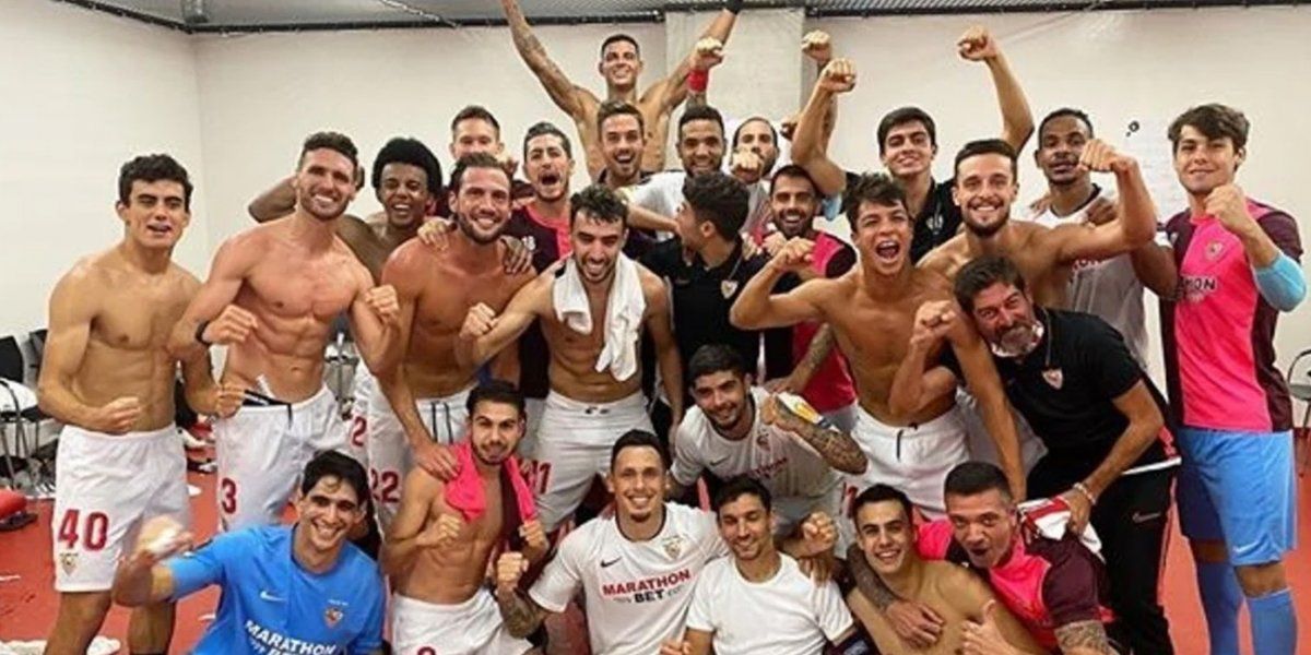 La intimidad de los festejos del Sevilla campeón